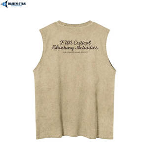 Camiseta Deportiva de Tirantes para Hombre, para Fisicoculturismo y Fitness, Tejida, de Secado Rápido, Transpirable y Ecológica - Product Image 4