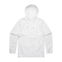 Veste coupe-vent à capuche pour homme, personnalisée, hiver, fermeture éclair quart de tour, anorak, pull-over, imperméable, légère, unie