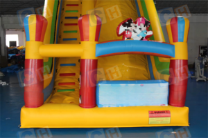 Nhà máy ngoài trời trò chơi bơm hơi cho trẻ em <span class=keywords><strong>Mickey</strong></span> <span class=keywords><strong>Mouse</strong></span> Inflatable trượt lâu đài nhảy để bán nhà bị trả lại thương mại - Product Image 6