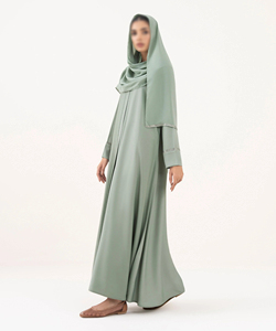 Abaya pour femmes avec logo personnalisé, fabrication haut de gamme, vêtements modestes avec embellissements faits à la main et prix de gros d'usine - Product Image 6