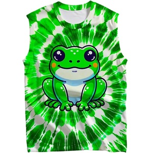 <b>Tops</b> Tanktops 100% cotton s/j 160 gsm solid color, colorful, digital print casual style printed casual supplier from Bangladesh. - Product Image 3