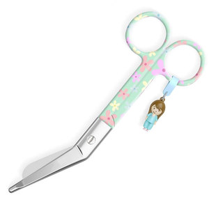 กรรไกรตัดผ้าพันแผล Lister ขนาด 5.5 นิ้ว ผลิตจากสแตนเลสสตีล สำหรับการผ่าตัดและทางการแพทย์  ได้รับการรับรองมาตรฐาน MOL ปรับขนาดได้ เคลือบด้วยกระดาษ - Product Image 2