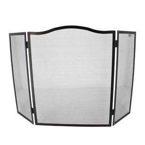 Más vendido y de gran demanda: Pantalla para chimenea de hierro forjado con soporte metálico, protector de chispas, panel único, protector plano pequeño - Product Image 3