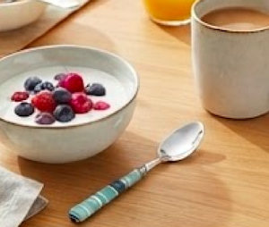 Ensemble de couverts modernes avec poignées à motifs écossais, compatibles lave-vaisselle, en acier inoxydable, pour la table à manger - Product Image 5