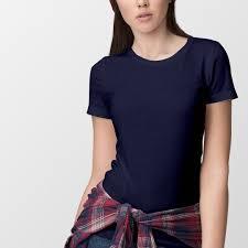 เสื้อยืดทรงหลวมสีน้ำเงินเข้มสไตล์ Y2K สำหรับผู้หญิง ผลิตจากผ้าโพลีเอสเตอร์พิมพ์ลายรักษ์โลก ติดกระดุม ผ้ากันยับ ระบายอากาศได้ดี แห้งเร็ว ใช้งานได้หลากหลาย - Product Image 2