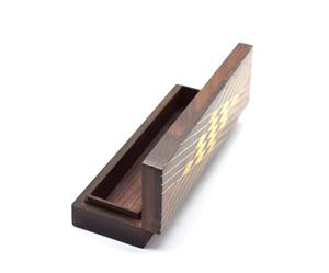 Decorative Mini Wooden Hand Carved Storage <b>Box</b> Or Trunk For Jewelry <b>Keepsake</b> Vanity With Hinged Lid For Homedecor Wedding Gift - Product Image 6