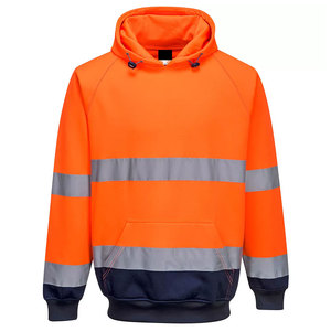 Sweat-shirts de sécurité réfléchissants en coton/polyester, vêtements de travail, haute visibilité, sweat-shirts à capuche pour ouvriers de la construction - Product Image 3