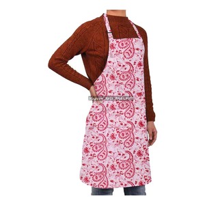 <b>Chef</b> <b>Aprons</b> Indian Block-Printed 100% Breathable Kitchen <b>Apron</b> For Sale For <b>Chefs</b> Home Restaurants Hotels - Product Image 6