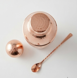 Coctelera de Cobre Hecha a Mano, Diseño Exclusivo, la Más Vendida, Juego de Herramientas para Bar y Vino, Coctelera para Mezclar Bebidas, para Fiestas en Casa - Product Image 3