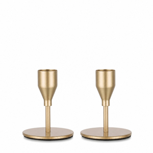 <b>Bow</b> Design Metal Candlestick <b>Holder</b> Set of 3 Modern Taper Candle <b>Holders</b> for Home Decoration Durable Metal Design - Product Image 3