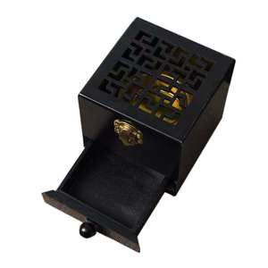 Custom Wooden Mabkhara Incense Burner Modern Tower Bakhoor Burner Arabian <b>Oud</b> Aroma <b>Diffuser</b> Wholesale Mubkhar Home Decor - Product Image 2