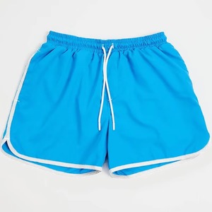 Shorts de plage pour hommes OEM, couleur unie avec contraste de couleur personnalisé, maillots de bain durables à séchage rapide, bas de tenue d'été, vente en gros - Product Image 5