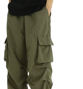 Distressed High Waist Embroidered Wide Leg Stretch Utility <b>Work</b> <b>Cargo</b> Pants for Men 100% Cotton Canvas Vintage Winter - Product Image 6