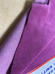 Tissu en velours CVC de couleur violette, 2 mm, polyester, coton, fourrure, pour vêtements, textiles d'ameublement, canapés - Product Image 6