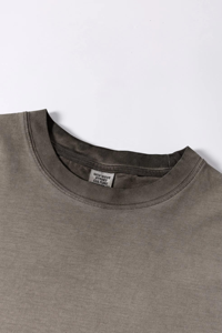 Camiseta Oversize Vintage Lavada para Hombre, 40% Algodón, 40% Bambú, 20% Poliéster, Cuello Redondo, Corte Holgado, Hombros Caídos, Satinada y Transpirable - Product Image 6