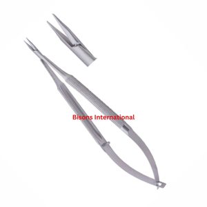 ที่จับเข็มไมโครสแตนเลสสตีลคุณภาพพรีเมียมแบบขายส่ง ได้รับการรับรองมาตรฐาน CE สำหรับจักษุวิทยาและศัลยกรรมตา - Product Image 1