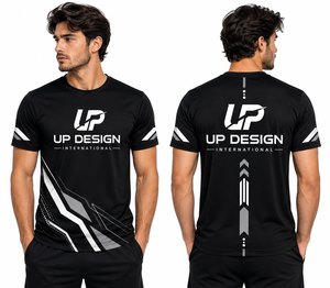 Custom Sublimation Sports T <b>Shirt</b> Quick Dry <b>Polyester</b> Crew Neck Athletic Training Gym Running Tee OEM ODM - Product Image 1