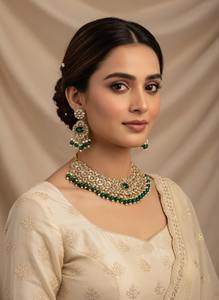 Exquisita gargantilla tribal afgana con incrustaciones de mosaico circular, dijes de monedas antiguas y colgantes de cuentas multicolor. - Product Image 4