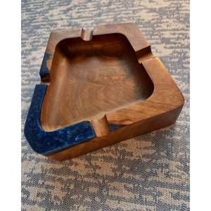 Cenicero Artesanal Ecológico de Primera Calidad, de Madera y Resina, Regalo para Fumadores, Cenicero Hecho a Mano - Product Image 6