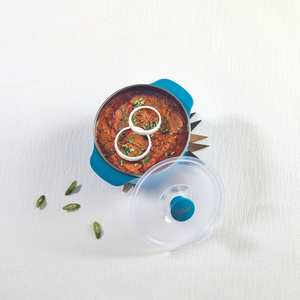 Premium Modern <b>Plastic</b> 1000ml Serving Bowl with Transparent Lid Dishwasher Safe Durable Food Storage Container for Home Use - Product Image 4