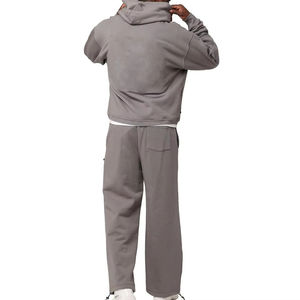 Conjunto Deportivo Personalizado 2026, Sudadera con Capucha y Pantalones de Chándal Transpirables para Invierno, Felpa Francesa de 480g, Estilo Urbano Unisex - Product Image 3