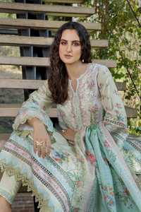 Ropa pakistaní para mujer, conjunto Salwar Kameez Dupatta listo para usar, estampado y bordado, trajes pakistaníes. - Product Image 5