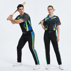 Uniforme de baseball classique, design unique et nouveau, respirant, 100% polyester, vente en gros d'uniformes de baseball - Product Image 2