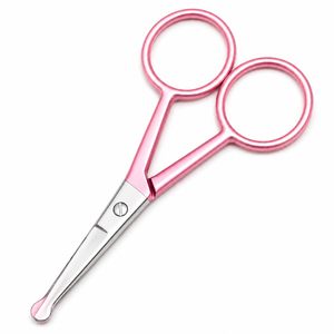 Manicure Rounded Tip <b>Scissors</b> Multi-purpose Beauty Grooming Shears Stainless Steel Cuticle Pedicure Beauty Grooming Shears - Product Image 5
