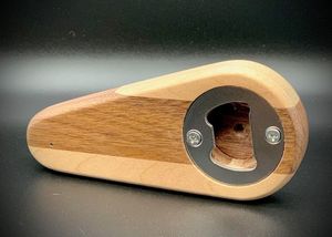 Magnetic Bamboo Blank Bottle <b>Opener</b> Suitable for Bar Household Barware Tools Wedding Favors Bottle <b>Openers</b> for Guest - Product Image 5