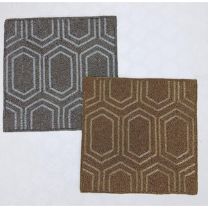 Posavasos de Vidrio con Cuentas Rústicas, Resistentes a los Arañazos, para Decoración de Cocina, Hechos a Mano - Product Image 2