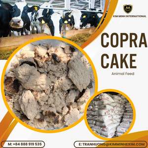 Pastel de Copra Blanca Premium para Alimentación Animal, Producto Derivado del Coco con Alto Contenido Proteico, Kim Minh International, 12 Meses de Caducidad - Product Image 1