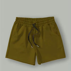 Meilleurs shorts personnalisables pour hommes, nouvelle collection Hip Hop, respirants, décontractés, pour la gym, la plage, sous-vêtements, motif uni, logo personnalisé - Product Image 1