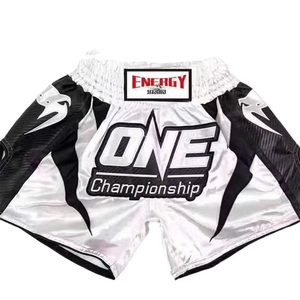 Men's and Women's Muay Thai Sports Sanda Training Pants Front Logo MMA <b>Shorts</b> for Martial Arts Wear Boxing Uniforms - Product Image 2