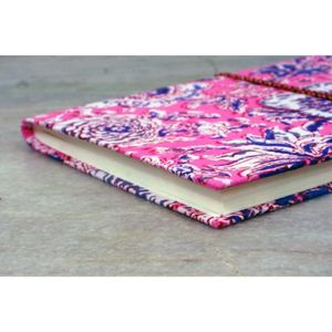 Cuadernos de papel hechos a mano con estampado artesanal, diseño portátil de tela creativa que ofrece diseños artesanales y textura natural. - Product Image 5