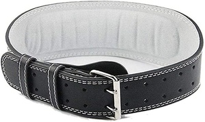 Cinturón de Levantamiento de Pesas de Alta Calidad para Gimnasio, Cinturón Lumbar de Cuero Genuino Suave con Hebilla, Cinturón de Levantamiento de Pesas para Adultos - Product Image 3