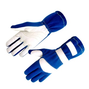 Guantes de conducción de seguridad para manos de carreras de cuero dividido de vaca, precio barato al por mayor, guantes deportivos para conducir para correr - Product Image 5