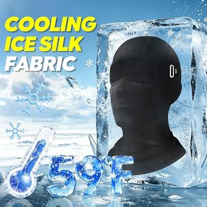 Cagoule noire respirante pour moto, masque facial coupe-vent intégral, capuche réglable unisexe pour le ski, le cyclisme et les activités de plein air - Product Image 5