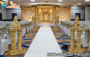 งานแต่งงานแบบทามิล แมนดาปมานาไว ที่เมลเบิร์น แมนดาปงานแต่งงานอินเดียใต้สุดหรู พร้อมฉากหลังและแผงฉากเวทีงานแต่งงานสุดอลังการ - Product Image 2