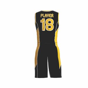 Conjunto de Uniforme de Baloncesto, Camiseta y Pantalones Cortos, Ropa Deportiva Ligera, Diseño Personalizado para Equipos, para Práctica, Competencia y Torneo - Product Image 2