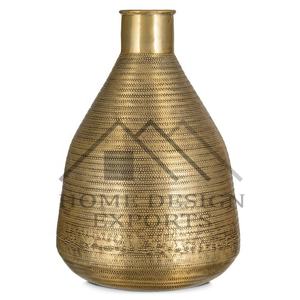 Jarrones de suelo de Metal antiguo de latón de aluminio de Metal de alta calidad para jarrones de flores superventas de boda para decoraciones de sala de estar - Product Image 1