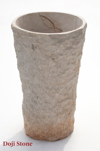 Lavabo de Mármol Tallado a Mano de Lujo Moderno, Independiente y Fácil de Limpiar - Lavabo Premium para Baños de Villas y Vanidades - Product Image 5