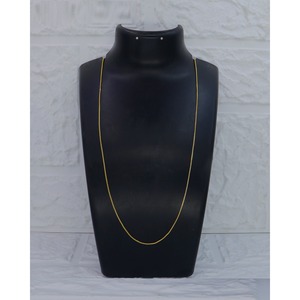 Collier chaîne en corde plaqué or pour femmes, design durable, finition dorée, chaîne artificielle, mode simple et élégante, chaîne de cou - Product Image 4