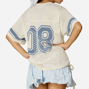 Jersey de Fútbol Americano Personalizado con Logotipo, Talla Grande, Malla Transpirable, Uniforme de Entrenamiento, Venta al Por Mayor para Compradores de EE. UU. - Product Image 4