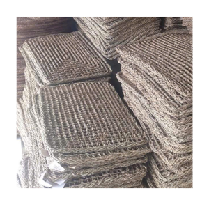 เสื่อหญ้าทะเลทอมือแบบธรรมชาติ พรมปูพื้นถักสำหรับตกแต่งบ้าน ห้องนั่งเล่น ห้องนอน ห้องครัว เวียดนาม - Product Image 1