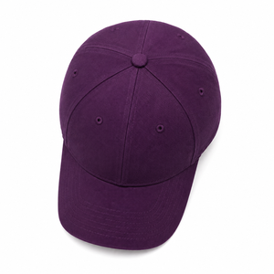 Custom Embroidered Logo Baseball Cap 6-Panel Twill Cotton Adjustable Unisex Solid Color Casual <b>Hat</b> With Metal Buckle - Product Image 2