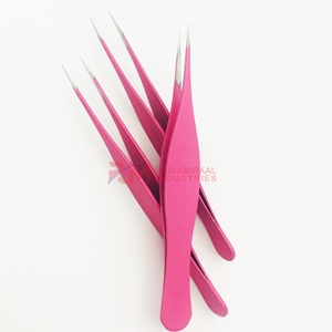 Pinzas para Cejas de Acero Inoxidable Rosa con Punta Puntiaguda, Duraderas y de Estilo Moderno - Product Image 6