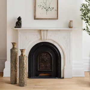 Modern Brass Floor <b>Vase</b> Set Handmade Textured <b>Gold</b> Finish Decorative Centerpiece for Living Room Hotel Lobby Wedding - Product Image 3