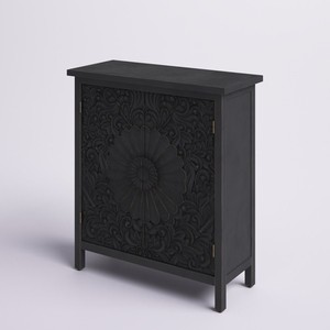 ตู้ไม้สีดำสไตล์ราชวงศ์แบบดั้งเดิม - Product Image 6