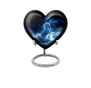 Urne funéraire miniature en forme de cœur, de haute qualité, colorée, pour cendres humaines, décorative, souvenir commémoratif. - Product Image 6