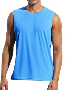 Men’s Tank Top Gym Wear | Cotton Sleeveless Shirt | Fitness <b>Stringer</b> <b>Vest</b> | Breathable Summer Workout Tank | Custom Logo OEM - Product Image 5